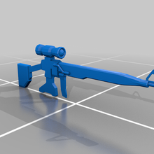 mobile completo uomo gundam gm cecchino Armi collezione gioco modello robot 3d print model - Mito3D