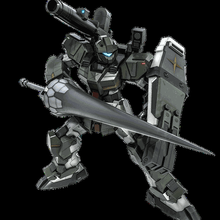 mobile suit gundam rx-81as g-line assault armor heat lance game toy accessories 3d print model - Mito3D