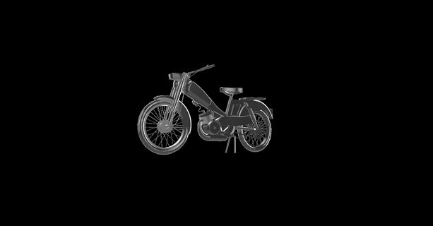 mobylette motobécane av88 moto moteur vélo motocyclette motorrad 3d print model - Mito3D