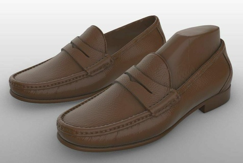 mocassim shoe shoe sole social shoe mocassim  3d print model - Mito3D