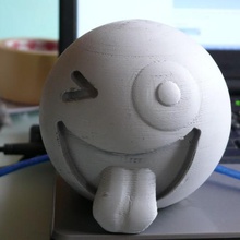 se moquant de smiley moqueur divers jeux la décoration amusant cool vomit shut mockingbird 3d print model - Mito3D