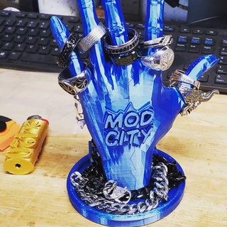 modcity ring hand therealshookon3 3d printing 111 twitch trovo 3d print model - Mito3D