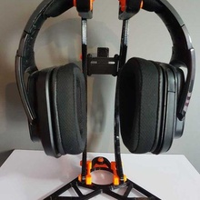 modded headphone stand setup themed audio 3d print model - Mito3D