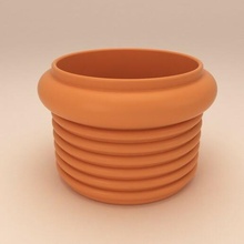 model 3 flower pot family rings macetas maceta 3d print model - Mito3D