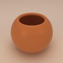 model 6 flower pot family rings maceta macetas 3d print model - Mito3D