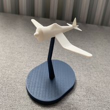 model aircraft + base architecture film ghibli decoration poly 3d print model - Mito3D