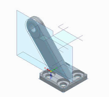 modelo aeronave leme braço aeromodelagem 3d print model - Mito3D