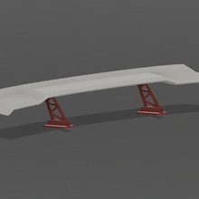 modèle de voiture spoilers jeu aileron miniature le réglage rc modelism 3d print model - Mito3D