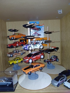 model car stacker display Various slotcar toy cars diecast slot die cast 3d print model - Mito3D