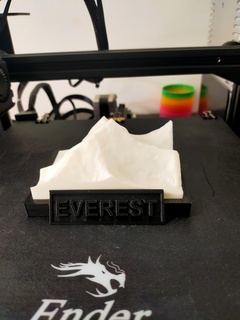 Modell Everest Base Berg Karte 3d 3d print model - Mito3D