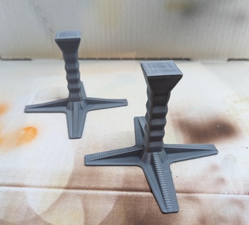 model handle plinth holder painting airbrushing paint airbrush tool easy print 3d print model - Mito3D