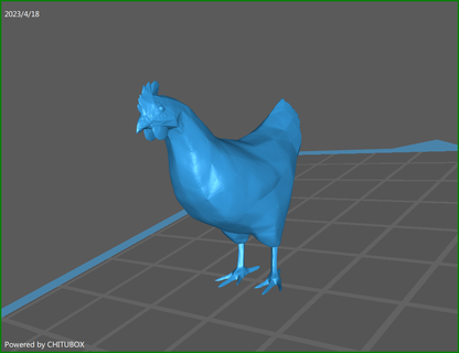 modelo galinha modelagem modelos miniaturas figuras 1 35 72 48 3d print model - Mito3D