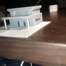 model house 1100 architecture home 3d print model - Mito3D