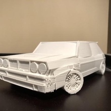 model lancia delta çeşitli ralli araba oyuncak ölçekli 3d print model - Mito3D