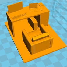 modelo de oficina la arquitectura dagocults oficinas 3d print model - Mito3D