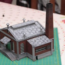 model railroad factory n scale 3d print model - Mito3D