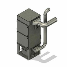 Modell Eisenbahn industriell Staub Extraktion Einheit oo ho Zug Landschaft Werkstatt Ingenieurwesen Instandhaltung Motorscheide 3d 3d print model - Mito3D