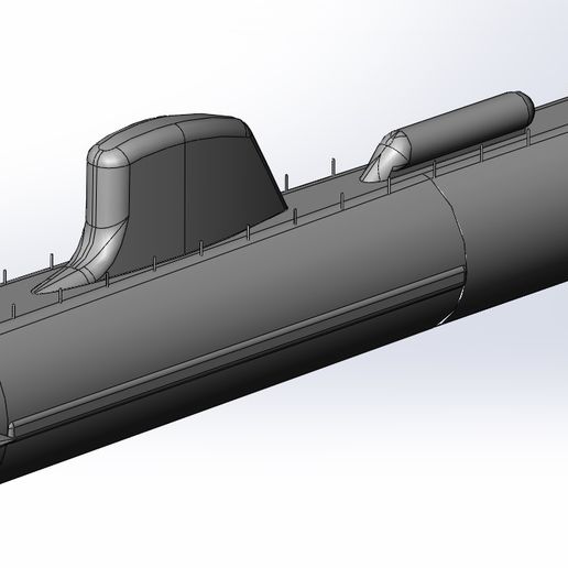 model denizaltı acı çekmek deniz askeri 3D print model - Mito3D