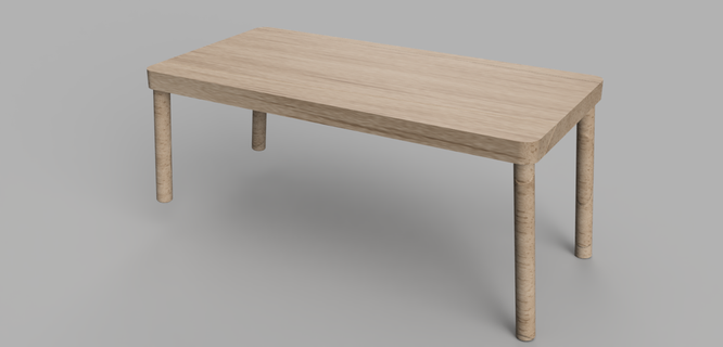 modello tavolo 3d print model - Mito3D