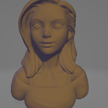 model violet bust inspiration person 3d print model - Mito3D