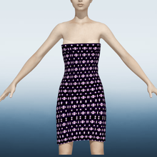 modelo mulher vestido luz roupas 3d print model - Mito3D
