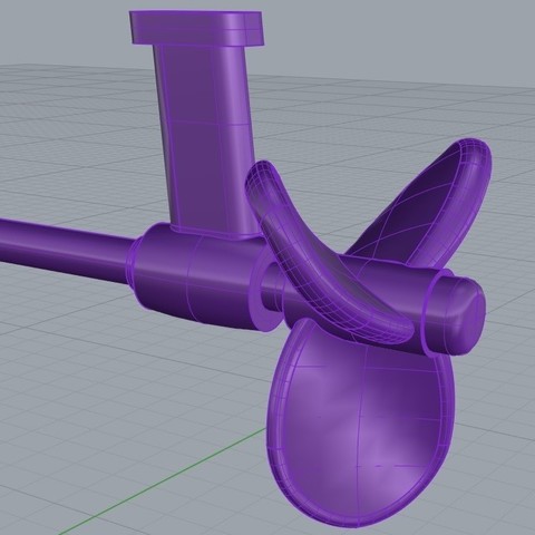 la modélisation de l'hélice jeu 3D print model - Mito3D