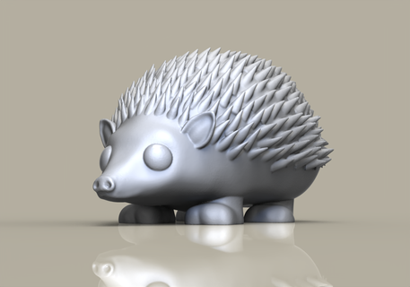 modelo 3d ouriço arte personalizadas 3d print model - Mito3D