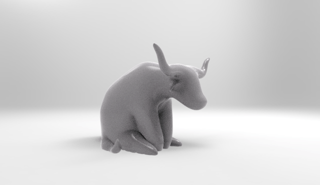 modelo boi sentado arte ox animal alebrije figura sentar 3D print model - Mito3D