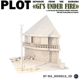 models 3d plot gi's fire diorama 1 35 3d print model - Mito3D