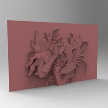 moderne 3d-Druck-Rahmen in die Wand home 3d print model - Mito3D