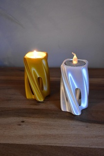 modern aerial candle holder airborne 3d print model - Mito3D