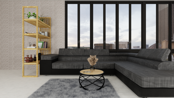 moderne appartement intérieur conception mixeur 3d 3d print model - Mito3D