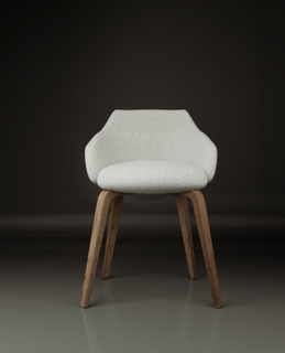 moderno silla hogar casa mueble 3d modelo texturado 3d print model - Mito3D