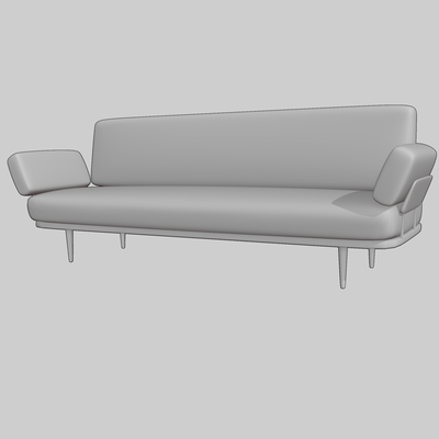 modern couch tabelle fleisch puppe haus objekt objekte lampe puppen sessel ofen möbel artikel dekoration zubehörteil zubehör 3d print model - Mito3D