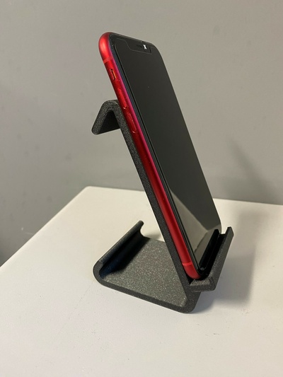 moderno scrivania telefono in piedi i phone android universale 3d print model - Mito3D