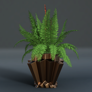modern exotic vase plantersxcults plant flowerpot vase pot planter flower exotic modern  3d print model - Mito3D