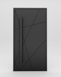 moderno frente porta 3d print model - Mito3D