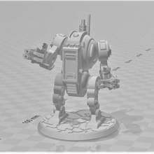 moderno furibundus patrón de estilo dreadnought - 28mm robot sci-fi juego juegos espacio el la fantasía 32mm 30mm 3d print model - Mito3D