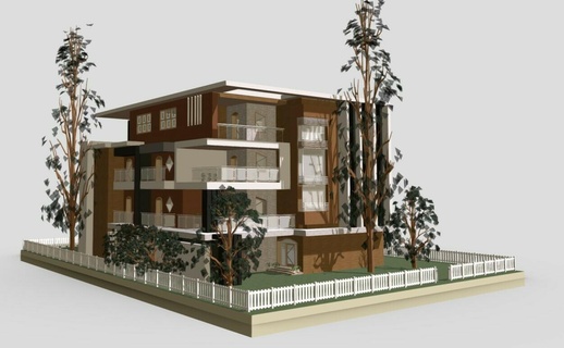 moderno casa 3d print model - Mito3D