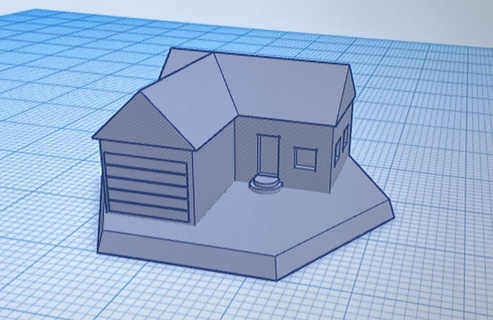 moderne maison Battletech wargaming jeu rasoir terrain 3d print model - Mito3D
