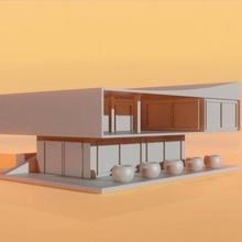 moderne maison Netflix bord édition buildings_structures 3d print model - Mito3D