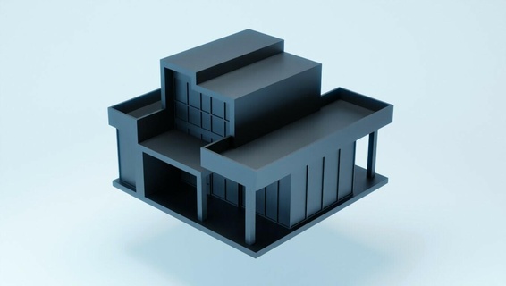 moderno casa uhd resolução arquitetura Morden clássico 3d print model - Mito3D
