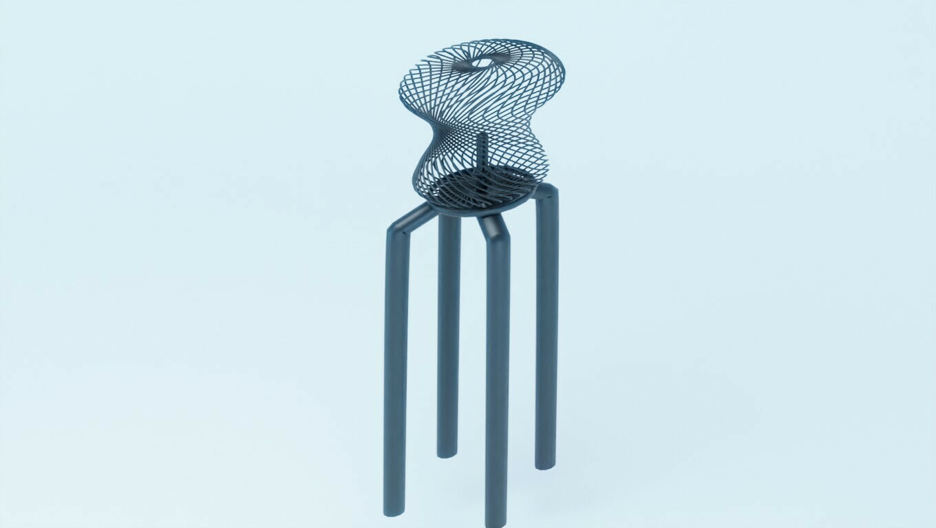 moderno lámpara mueble 3D print model - Mito3D