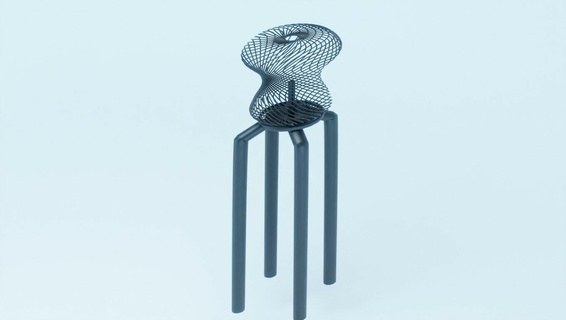 moderno lámpara lámpara moderno mueble 3d print model - Mito3D