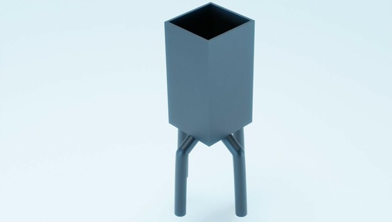 modern Lampe 2uhd Kunst Dekor Möbel 3d print model - Mito3D