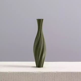 modern long neck vase 3d print model - Mito3D