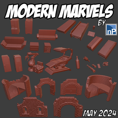 modern harikalar 2024 serbest bırakmak patreon masaüstü oyun savaş oyunu amaç mcp bmg hayret bilimkurgu vahşi batı korku askeri kriz protokol oyuncak bebek ev 3d print model - Mito3D