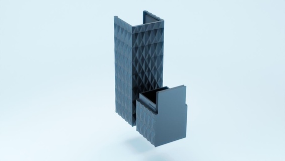 modern pencil case print place tool 3d print model - Mito3D