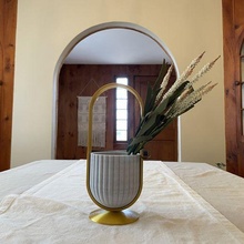 modern planter 002 decor plants plater pot garden vase mid-century boho decoration 3d print model - Mito3D
