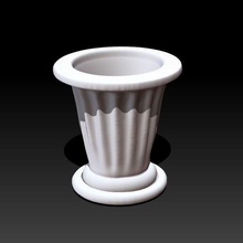 modern planter saucer drains 3d print model - Mito3D